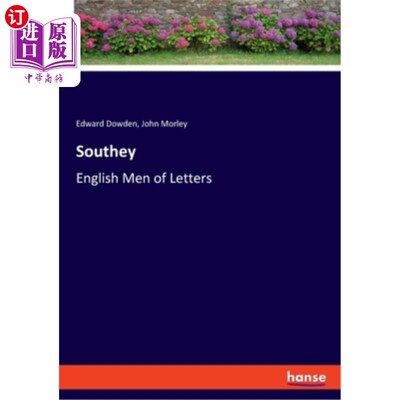 海外直订Southey: English Men of Letters 索西：英国文人