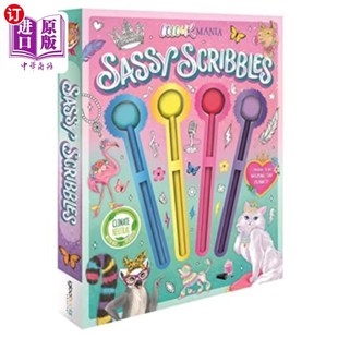 涂鸦 时髦 海外直订Sassy Scribbles