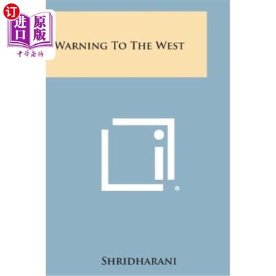 海外直订Warning to the West 向西方发出警告