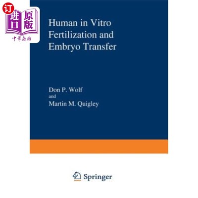 海外直订医药图书Human in Vitro Fertilization and Embryo Transfer 体外受精与胚胎移植