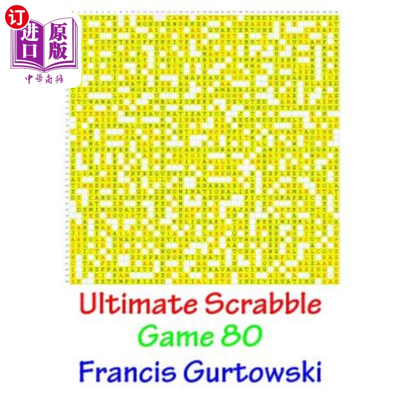 海外直订Ultimate Scrabble Game 80 终极拼字游戏80