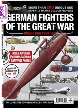 海外直订German Fighters of the Great War: Ronny Bar Profiles German Fighters of the Great War: Ronn
