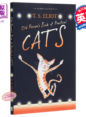 【中商原版】老负鼠的猫经 英文原版 Old Possum's Book of Practical Cats