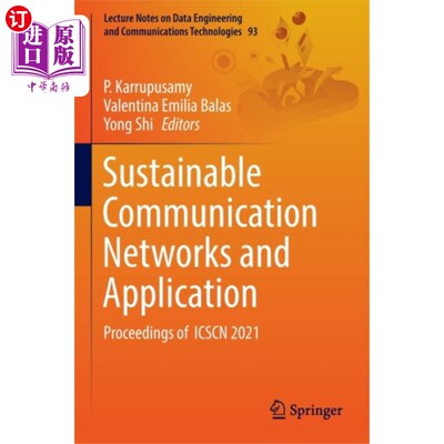 海外直订Sustainable Communication Networks and Applicati... 可持续通信及其应用