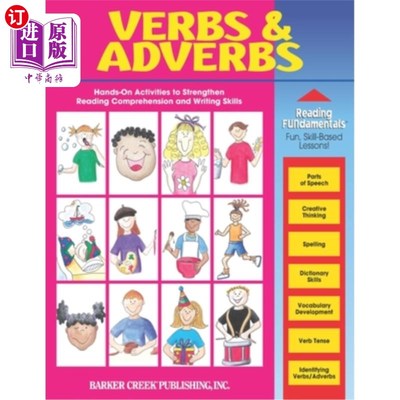 海外直订Reading Fundamentals - Verbs and Adverbs: Learn about Verbs and Adverbs and How