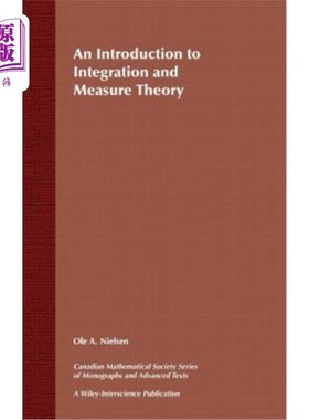 海外直订An Introduction to Integration and Measure Theory 积分与测度理论导论