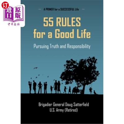 海外直订55 Rules for a Good Life: Pursuing Truth and Responsibility 55条美好生活法则:追求真理和责任