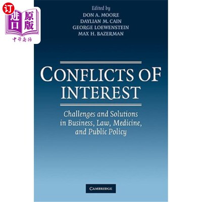 海外直订Conflicts of Interest: Challenges and Solutions in Business, Law, Medicine, and