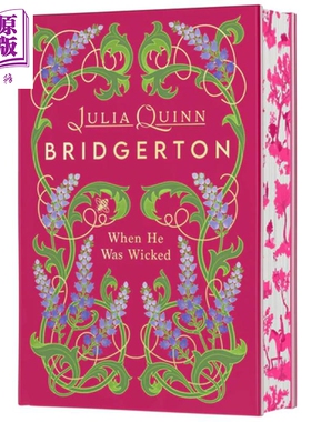 预售 布里奇顿家族 名门韵事6 豪华收藏版 When He Was Wicked Deluxe Collector's Edition 英文原版 Julia Quinn【中商原版】