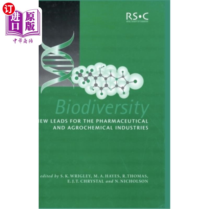 海外直订Biodiversity: New Leads for the Pharmaceutical and Agrochemical Industries 生物多样性：制药和农药工业的新线索