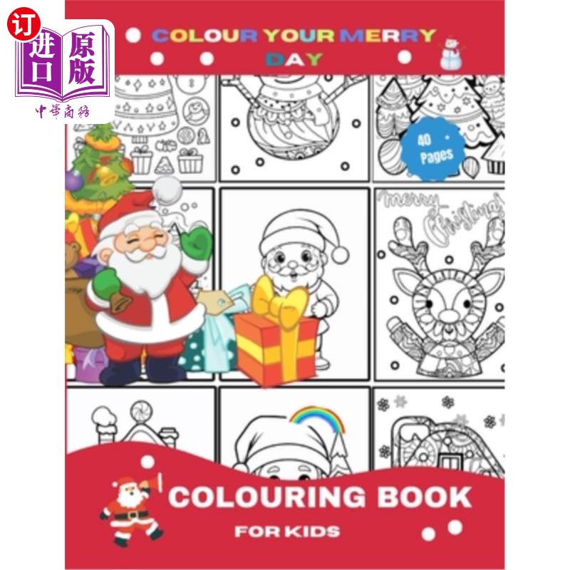 海外直订Colour Your Merry Day 为快乐的一天增添色彩