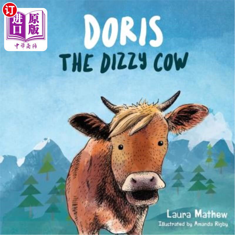 海外直订Doris, The Dizzy Cow 多丽丝，头晕的奶牛