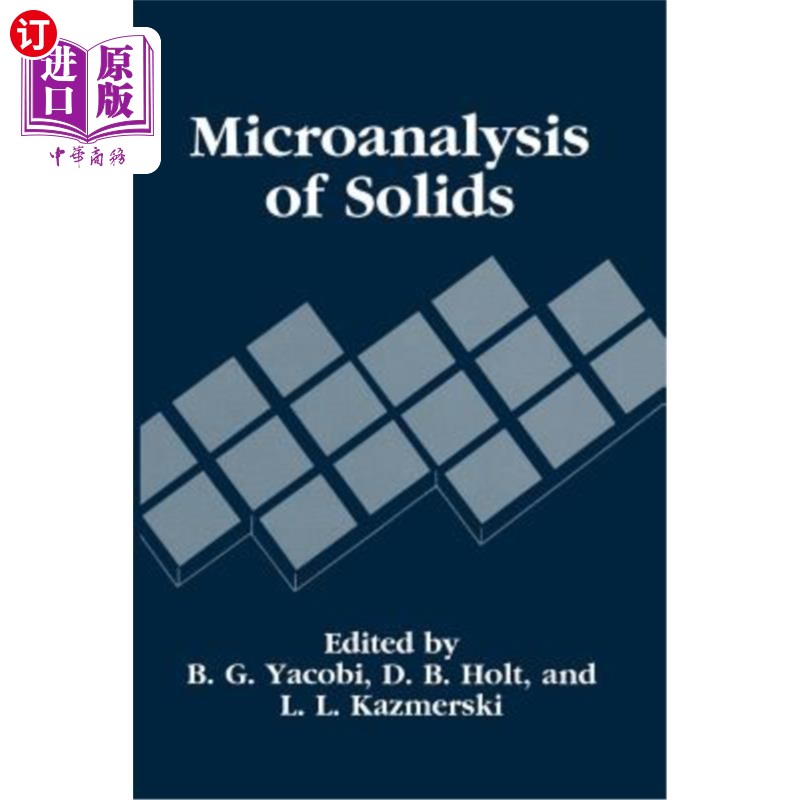 海外直订Microanalysis of Solids 固体的微量分析