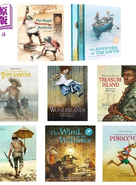 Robert Ingpen 罗伯特·英潘插画 英文原版经典文学系列 柳林风声Wind In The Willows 绿野仙踪 汤姆索亚历险记【中商原版】
