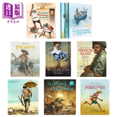 Robert Ingpen 罗伯特·英潘插画 英文原版经典文学系列 柳林风声Wind In The Willows 绿野仙踪 汤姆索亚历险记【中商原版】