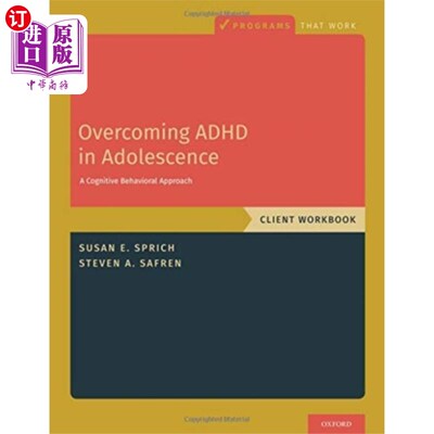 海外直订医药图书Overcoming ADHD in Adolescence 克服青少年多动症