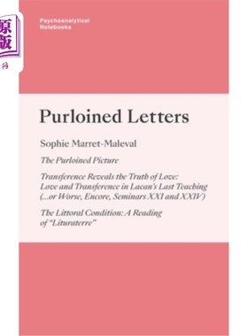 海外直订Psychoanalytical Notebooks: Purloined Letters 精神分析笔记:偷来的信件
