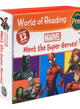 英文原版 迪士尼阅读世界合集 World of Reading 漫威英雄故事Marvel Meet the Super Heroes 蜘蛛侠Spidey【中商原版】
