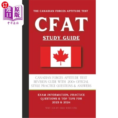 海外直订The Canadian Forces Aptitude Test (CFAT) Study Guide: Complete Review & Test Pre 加拿大部队能力倾向测试(CFA