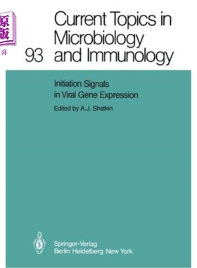 海外直订医药图书Initiation Signals in Viral Gene Expression 病毒基因表达的起始信号