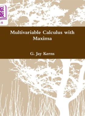 海外直订Multivariable Calculus with Maxima 多变量微积分与极大值