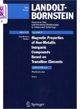 海外直订Phyllosilicates 层状硅酸盐