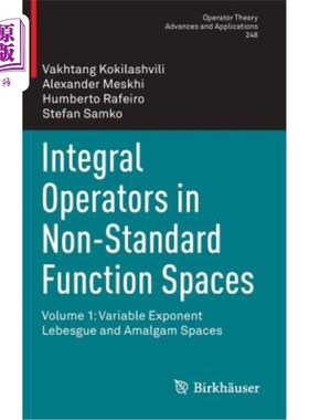 海外直订Integral Operators in Non-Standard Function Spaces: Volume 1: Variable Exponent  非标准函数空间中的积分算子