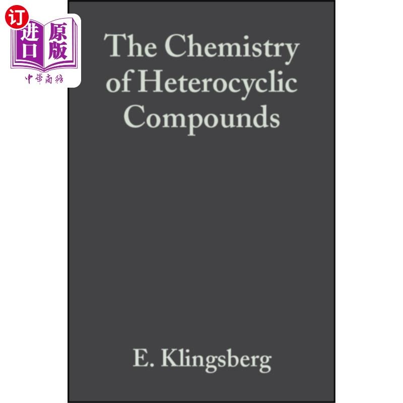 海外直订Heterocyclic Compounds Chemistry - Pyridines in ... 杂环化合物化学-四部分吡啶V14第3部分