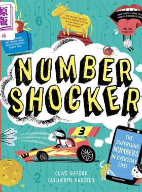 数字震撼者 Number Shocker 英文原版 儿童科普绘本 自然科学知识图画书 精装进口图书 6岁以上 色彩缤纷 跨学科【中商原版】