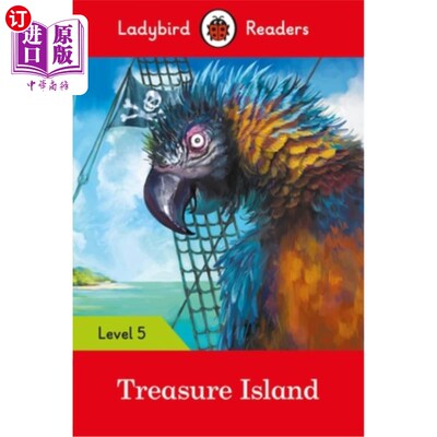 海外直订Ladybird Readers Level 5 Treasure Island 瓢虫读者5级金银岛