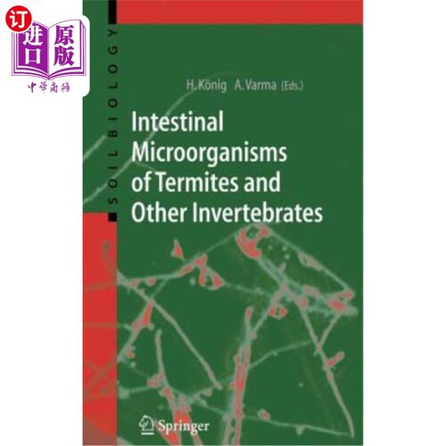 海外直订Intestinal Microorganisms of Termites and Other Invertebrates 白蚁和其他无脊椎动物的肠道微生物