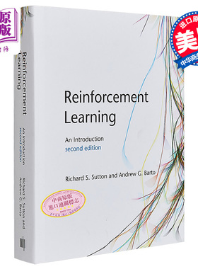 理查德 萨顿 强化学习 AI人工智能 第2版 Reinforcement Learning 英文原版 Richard S Sutton 计算机 模型训练【中商原版】