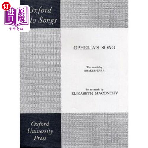 海外直订Ophelia's Song 欧菲莉亚的歌
