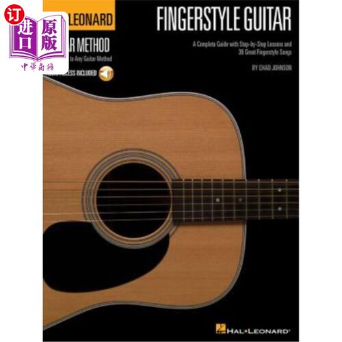 海外直订Fingerstyle Guitar: A Complete Guide with Step-By-Step Lessons and 36 Great Fing