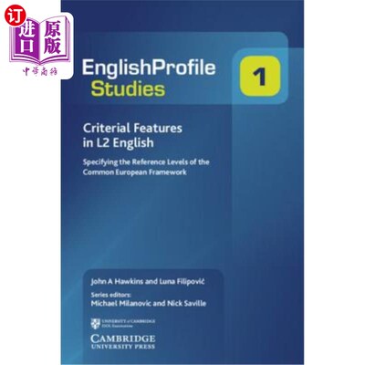 海外直订Criterial Features in L2 English: Specifying the Reference Levels of the Common  二语英语的标准特征：共同欧