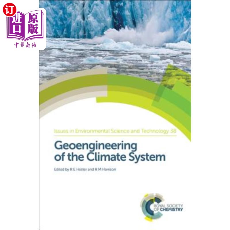 海外直订Geoengineering of the Climate System 气候系统的地球工程