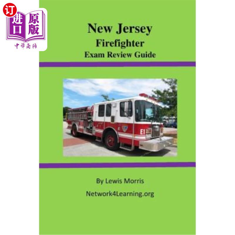 海外直订New Jersey Firefighter Exam Review Guide 新泽西州消防员考试复习指南