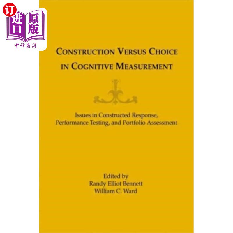 海外直订Construction Versus Choice in Cognitive Measurem... 认知测量中的建构与选择