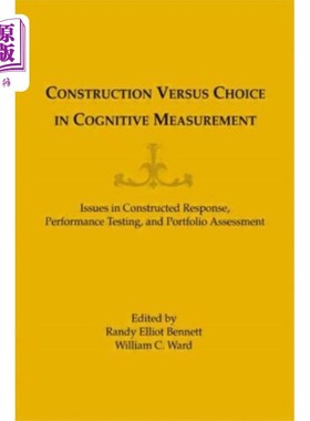 海外直订Construction Versus Choice in Cognitive Measurem... 认知测量中的建构与选择