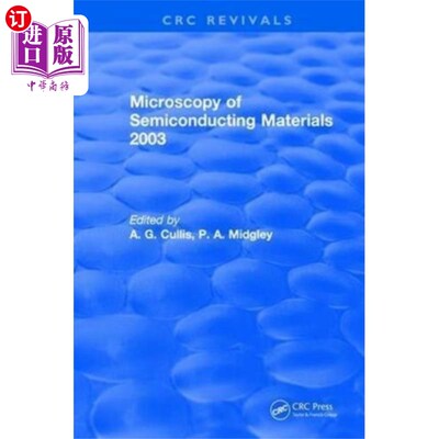 海外直订Microscopy of Semiconducting Materials 2003 半导体材料显微学2003