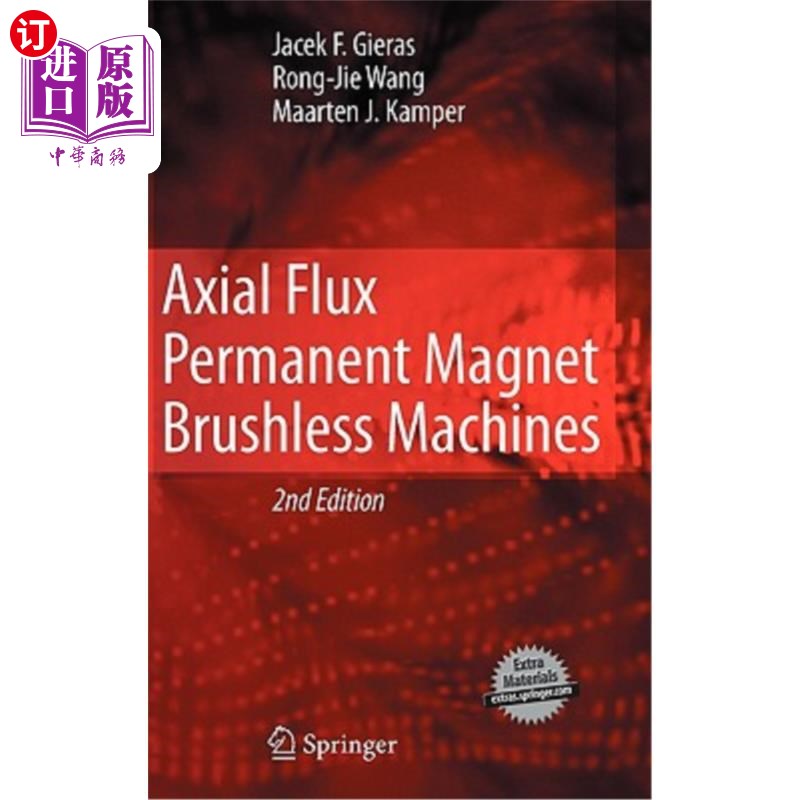海外直订Axial Flux Permanent Magnet Brushless Machines 轴向磁通永磁无刷电机
