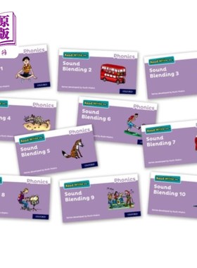 海外直订Read Write Inc. Phonics: Sound Blending Books (M... Read Write公司语音:声音混合书籍(混合包10)