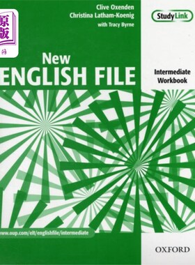 海外直订New English File: Intermediate: Workbook 新英语文件:中级:工作簿