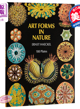 预售 自然界的艺术形式 英文原版 Art Forms in Nature Ernst Haeckel 恩斯特 海克尔 科普读物 生物科学 插图绘图【中商原版】