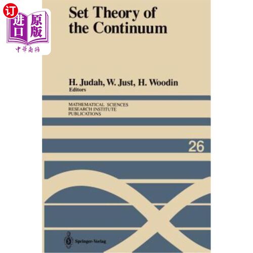 海外直订Set Theory of the Continuum 连续体集合论