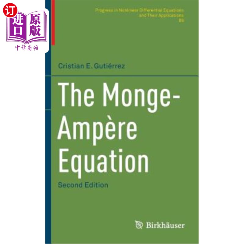 海外直订The Monge-Ampère Equation monge-amp_re方程