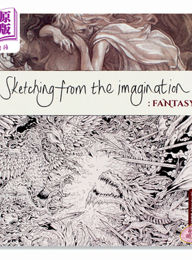现货 Sketching from the Imagination 幻想速写集 奇幻类 进口艺术 来自想象的素描 概念绘图幻想艺术 3dtotal【中商原版】