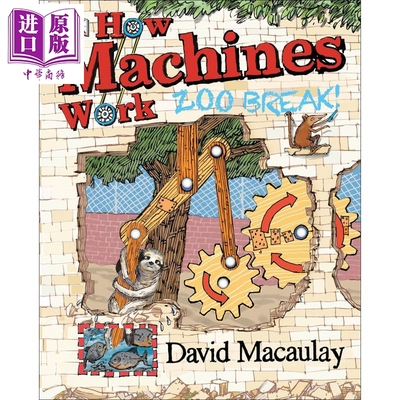 预售 DK科普 机械运转的秘密 英文原版 DK-How Machines WorkZoo Break David Macaulay 大卫·麦考利 科普读物【中商原版】