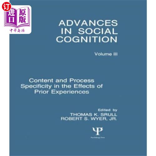 海外直订Content and Process Specificity in the Effects o... 先前经验影响中的内容和过程特异性