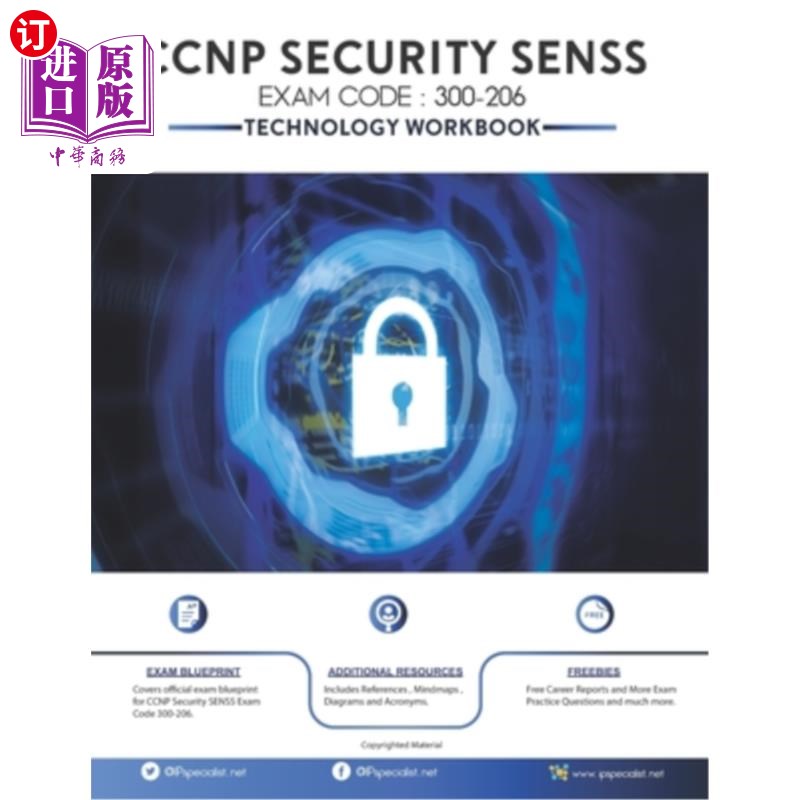 海外直订CCNP Security SENSS Workbook: Exam (300-206) CCNP安全传感器手册:考试(300-206)